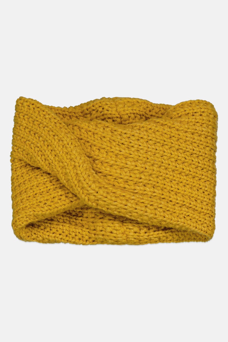 Cool Club Toddlers Girl Textured Scarf 17 D cm, Mustard - Image 1