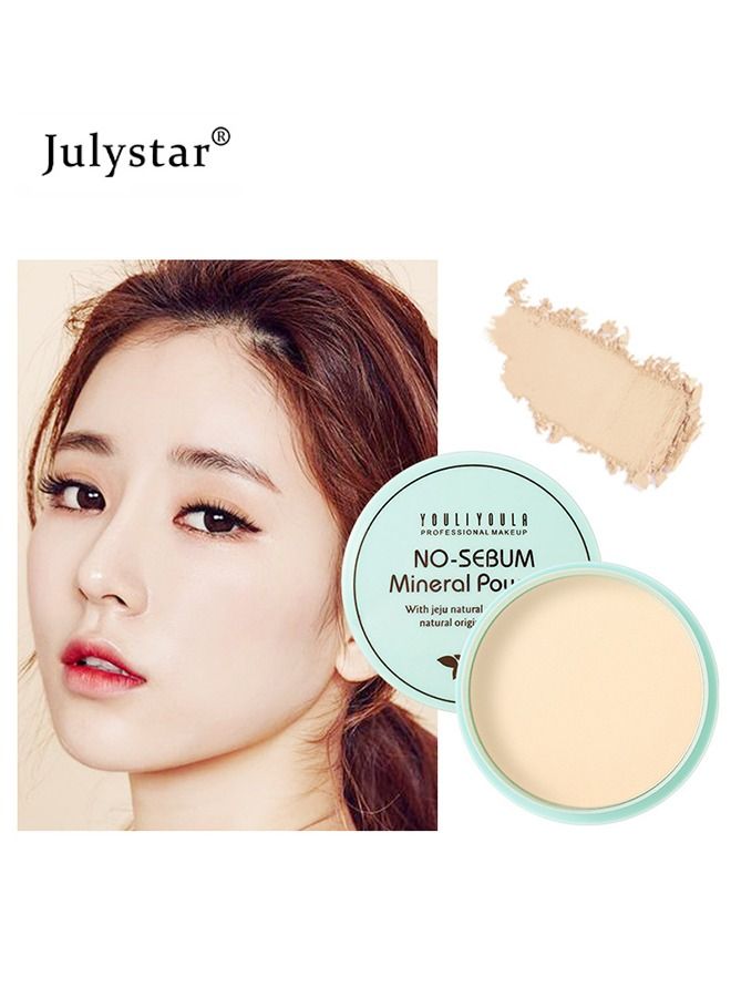 Julystar Long-lasting Oil Control Pressed Powder - Waterproof Matte Finish Flawless Setting Powder Madeup - Cruelty Free Lightweight Minimizes Pores And Fine Lines Face Cosmetic with Natural Look for All Skin - Image 3