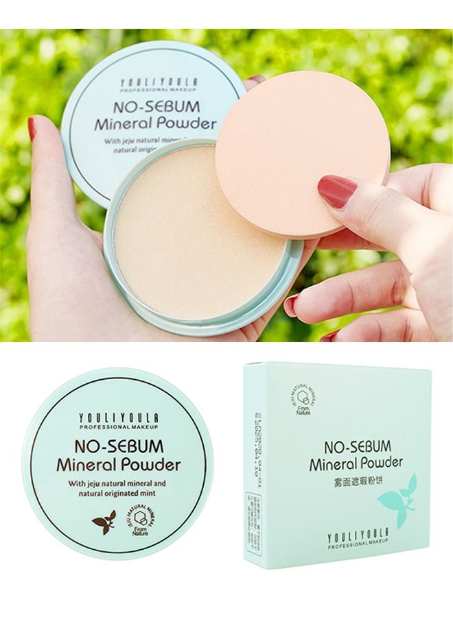 Julystar Long-lasting Oil Control Pressed Powder - Waterproof Matte Finish Flawless Setting Powder Madeup - Cruelty Free Lightweight Minimizes Pores And Fine Lines Face Cosmetic with Natural Look for All Skin - Image 5