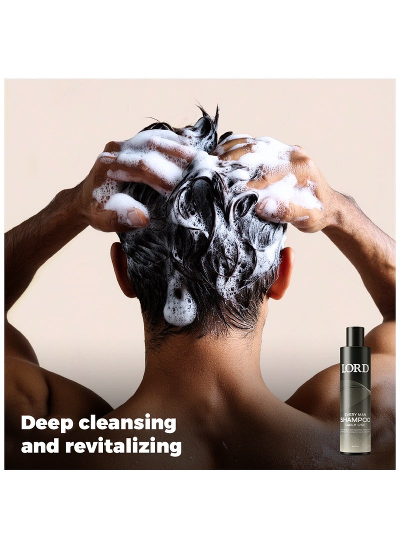 Lord - Lord Every Man Daily Use Shampoo - 400 ml - Image 1