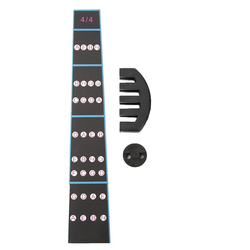 Volume Control Mute Silencer Fingerboard Five Claw Round Mute Violin Accessories Set Kit - Image 1