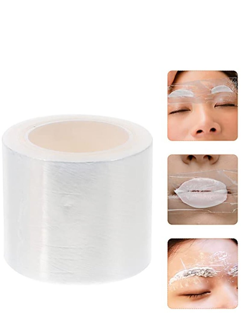 KASTWAVE Disposable Eyebrow Tattoo Plastic Wrap Preservative Saran Barrier Film Supplies Lips Permanent Make Up Cling Wrap Cover Tape Roll Transparent 2 PCS  - Image 5