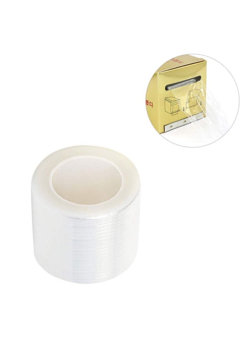 KASTWAVE Disposable Eyebrow Tattoo Plastic Wrap Preservative Saran Barrier Film Supplies Lips Permanent Make Up Cling Wrap Cover Tape Roll Transparent 2 PCS  - Image 2