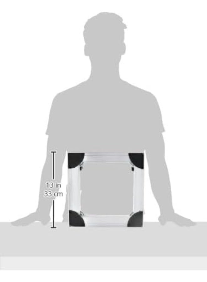 حامل قاعدي متين لمبرد المياه والأجهزة الثقيلة بعجلات متحركة، قاعدة مبرد مياه مقاس 83.82 سم مزودة بفرامل تثبيت قوية، حامل معدني قابل للتعديل لسهولة الحركة والتنظيف في المنزل والمكتب - أسود - Image 2