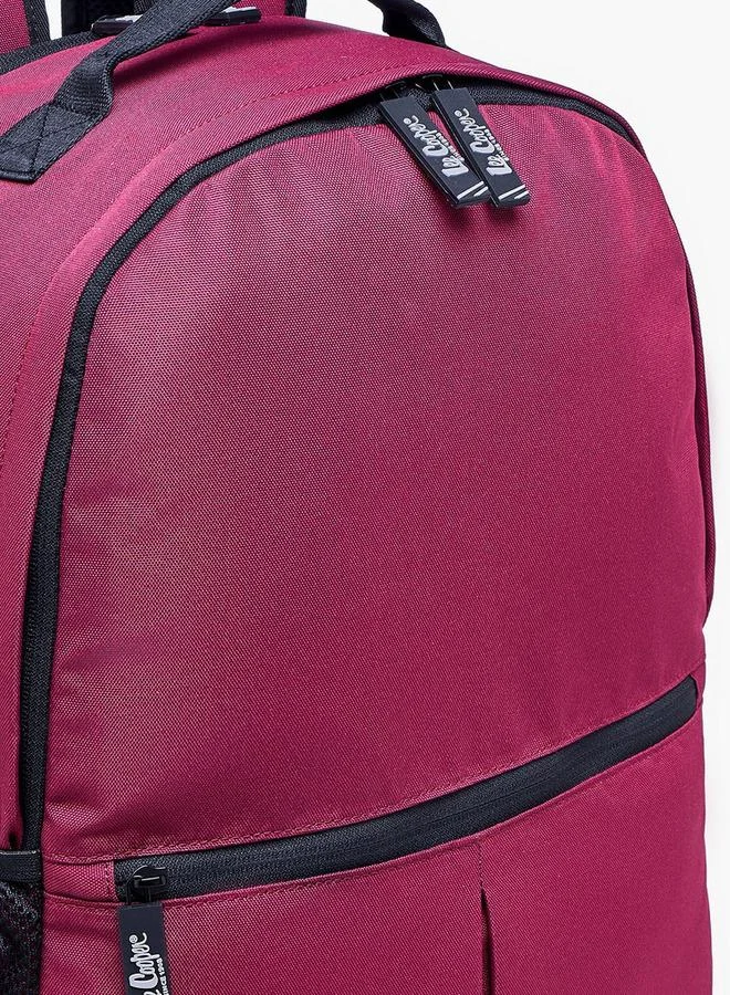 Lee Cooper Solid Backpack For Boys 13+ Years With Padded Shoulder Strap