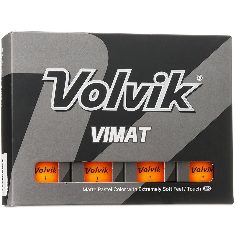 Volvik Vimat Soft Golf Balls (Orange) - Image 1