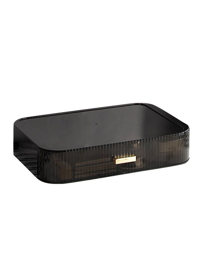 Sharpdo Makeup Organizer with Stackable Drawers, Bathroom Vanity Organizers and Storage, Ideal for Desk and Dresser Countertops, Great for Cosmetics , Skincare, Lipsticks, 1 Drawer - Image 1