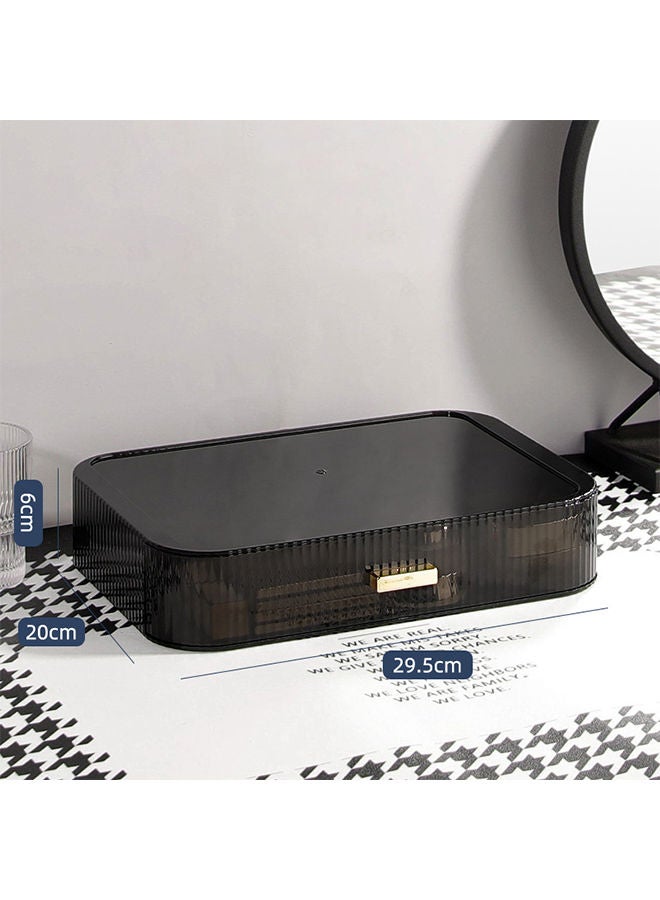 Sharpdo Makeup Organizer with Stackable Drawers, Bathroom Vanity Organizers and Storage, Ideal for Desk and Dresser Countertops, Great for Cosmetics , Skincare, Lipsticks, 1 Drawer - Image 4