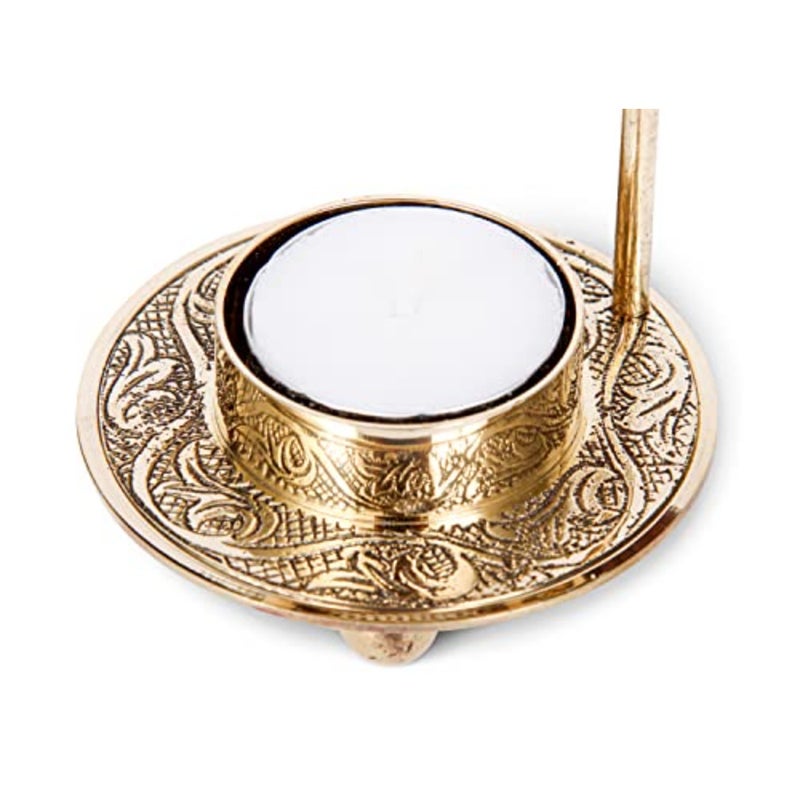 Brass Incense Burner Candle Heated - Image 5