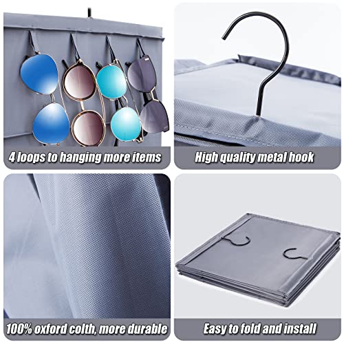 LADYBRO Baseball Cap Storage for Closet Hanging Hat Organizer Hat Rack 10-Shelf or 2 Pcs 5-Shelf, Trucker Dad Golf Cap Newsboy Container Display Hanger Holder Oxford Cloth Space Saver - Image 5