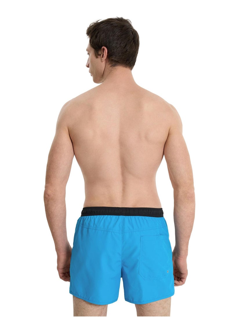 Joss Men’s Swimming Shorts - Joss Blue, Quick-Drying Swim Trunks with Adjustable Waist & Secure Pocket for Water Activities  - Image 4