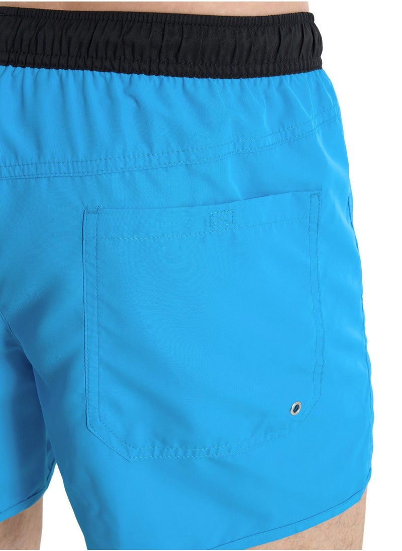 Joss Men’s Swimming Shorts - Joss Blue, Quick-Drying Swim Trunks with Adjustable Waist & Secure Pocket for Water Activities  - Image 2