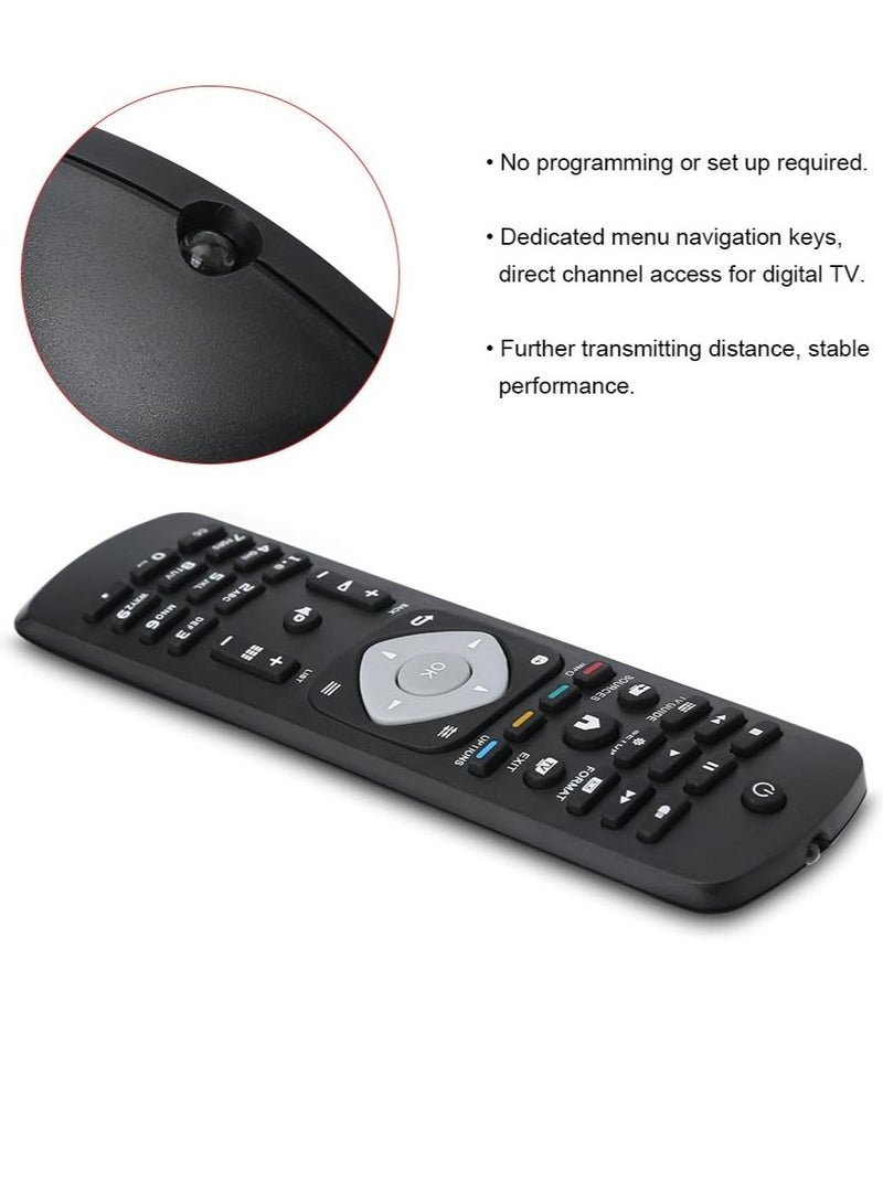 ELTRAZONE Replacement Remote Control for Philips TV | 32PFK4101/12 | 32PFK4109/12 | 32PFK5109/12 | 32PFK5300/12 | 32PFK5509/12 | 32PFK5709/12 with battery - Image 4