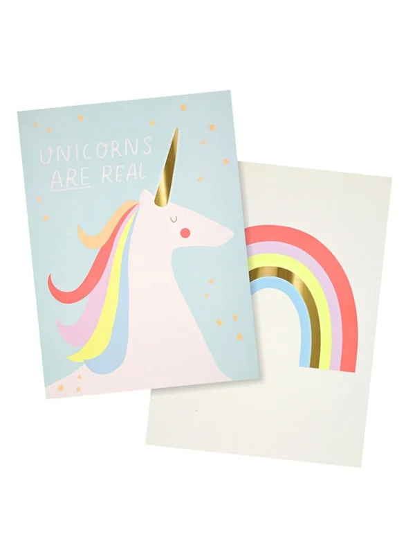 Meri Meri Rainbows & Unicorns Art Prints