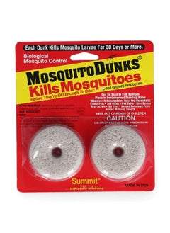 SUMMIT 2-Piece Mosquito Dunk Biological Mosquito Killer Grey 15.24 x 2.03 x 13.97 cm 102-12  - Image 1
