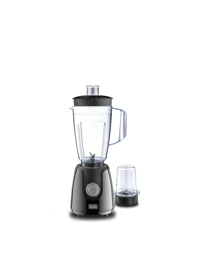 BLACK+DECKER Blender With Grinder Mill 1.5 L 400 W BX4130-B5 Black - Image 2