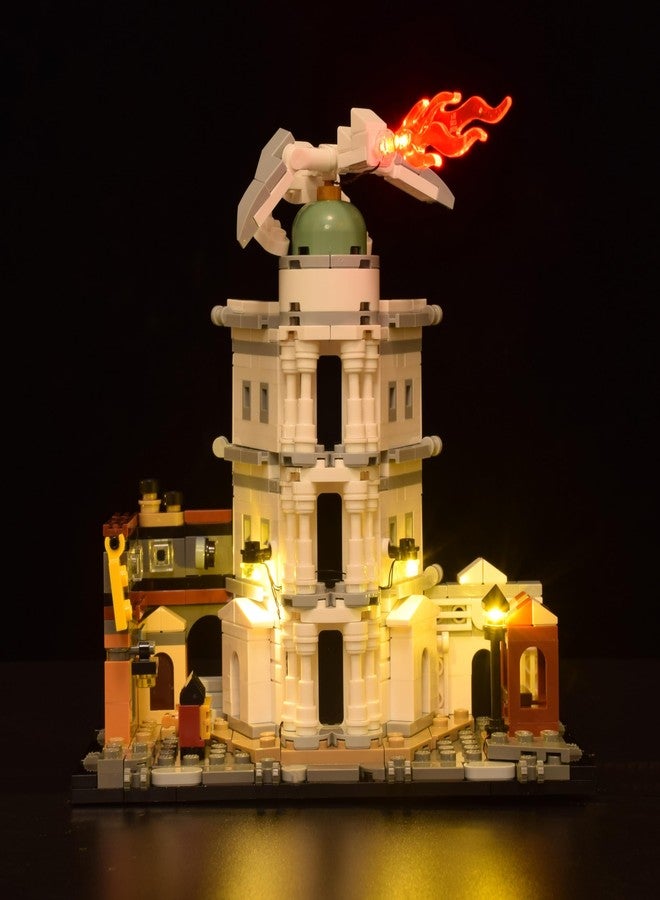 LightGo LED Lighting Kit Designed for Lego 76444 Compatible with Diagon Alley Wizarding Shops Building Set - Not Include Model (Remote Version) - Image 4