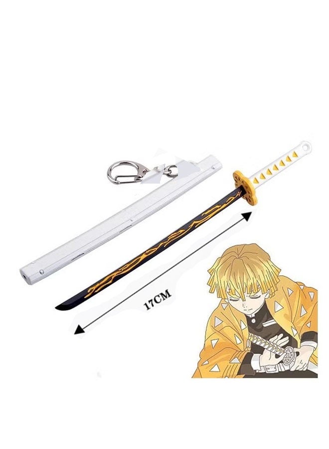 Ailily Anime Demon Slayer Keychain Sword Key Pendent(size17cm) - Image 1