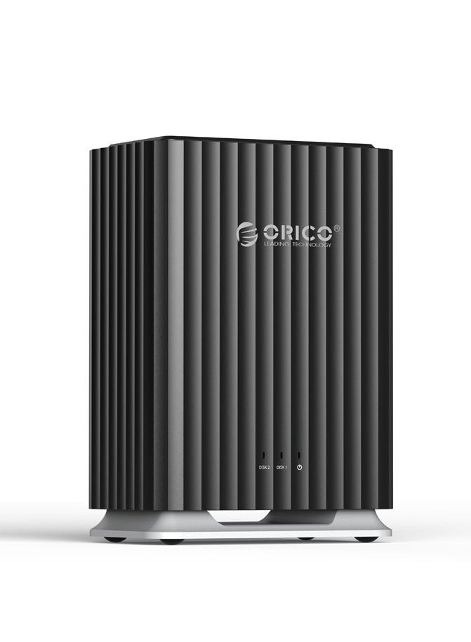 Orico ORICO 2 Bay Hard Drive Enclosure USB C Plug and Play DAS Backup with 12V/4A Power Adapter Maximum 2*22TB Storage for Personal Local Database - 9728C3 - Image 2