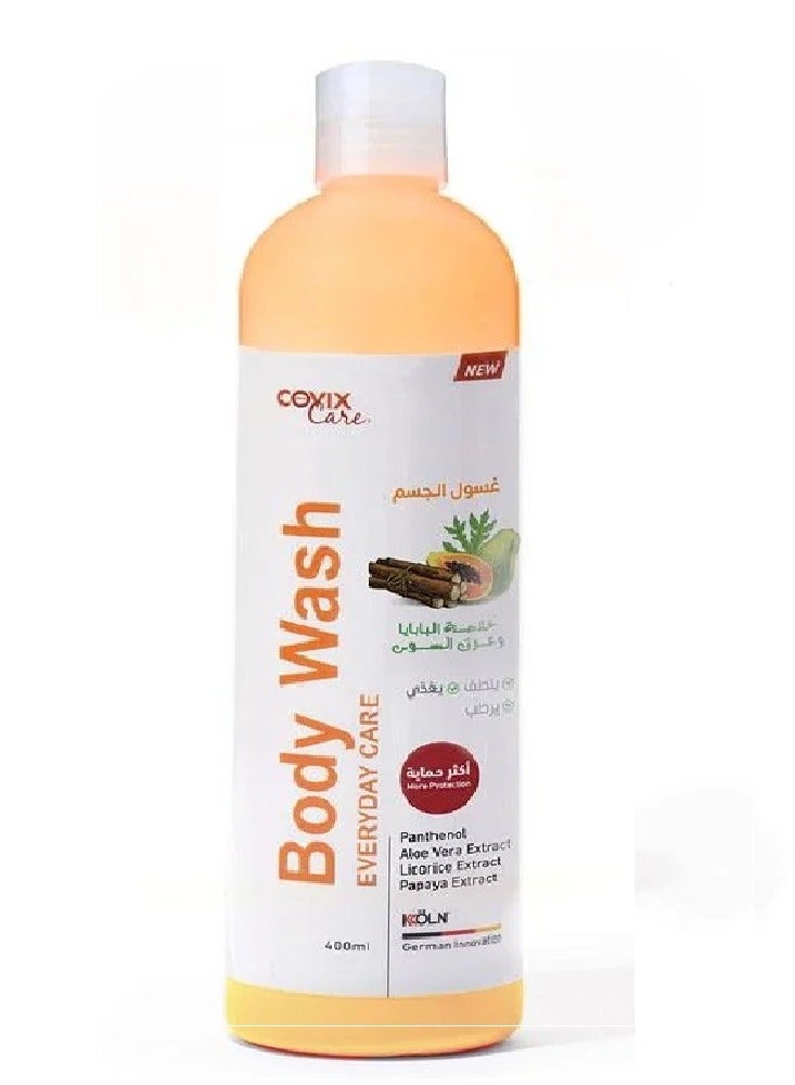 covix care Body Wash Everyday Care With Papaya & Licorice Extract - 400ml  - Image 1