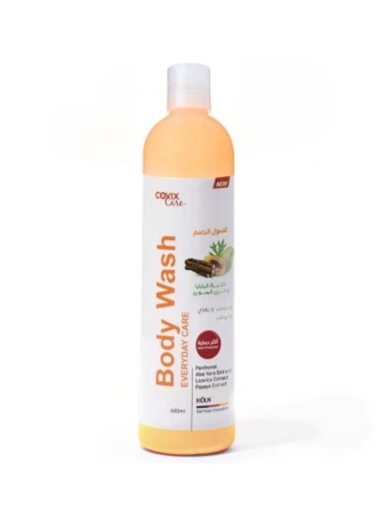 covix care Body Wash Everyday Care With Papaya & Licorice Extract - 400ml  - Image 2