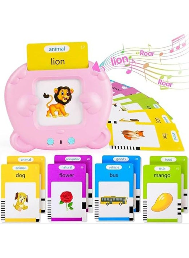 Talking Flash Cards, Toddler Toys for Girls and Boys Ages 3-12, Autism Sensory Toys, Speech Therapy Toys, Montessori Learning Toys for 3 Year Olds, 510 Common Words Talking Flash Cards - Image 1