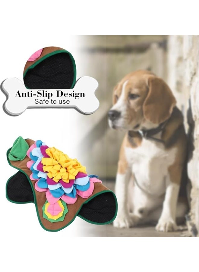Dog Scent Mat - Washable pet feeding and educational toy, suitable for large, medium, and small dogs and puppies. An interactive scent training mat that promotes intellectual development and cultivates natural foraging skills and slow eating habits. - Image 4