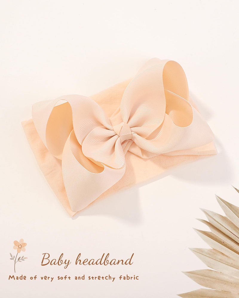 doboi Baby Girl Hair Bows and Nylon Headbands Set - 20PCS Infant Toddler Accessories With Big Bows - Image 5