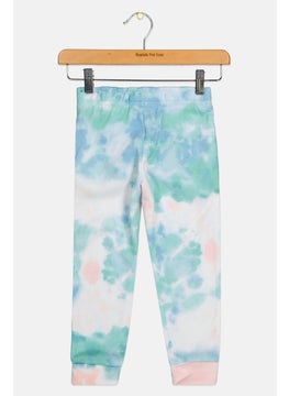 Originals by Brooklyn Cloth Toddlers Boy Drawstring Tie Dye Jogger Pants, Light Green  - Image 2