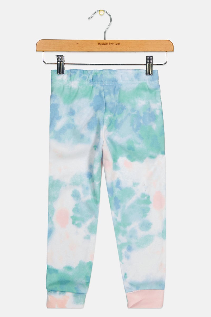 Originals by Brooklyn Cloth Toddlers Boy Drawstring Tie Dye Jogger Pants, Light Green  - Image 2