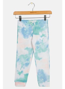 Originals by Brooklyn Cloth Toddlers Boy Drawstring Tie Dye Jogger Pants, Light Green  - Image 1
