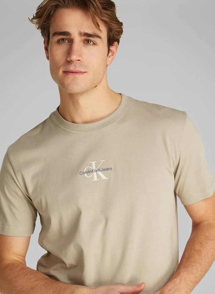 كالفن كلاين جينز Monologo Cotton T-Shirt