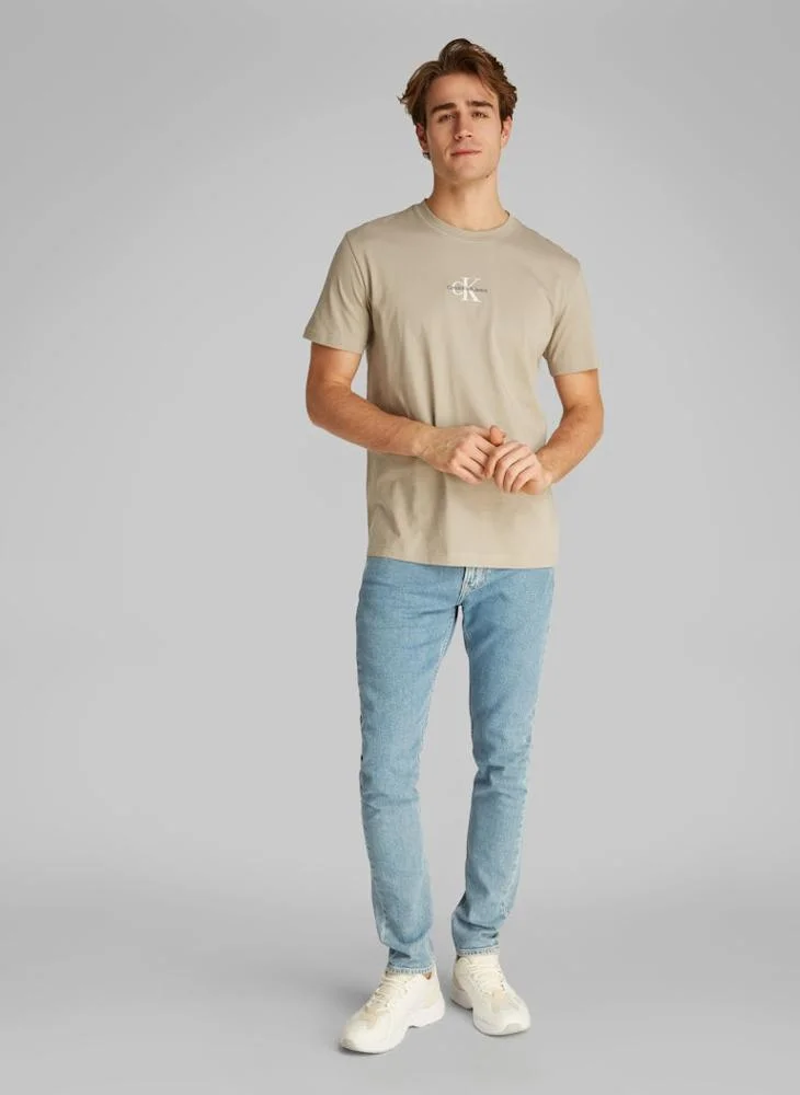 كالفن كلاين جينز Monologo Cotton T-Shirt