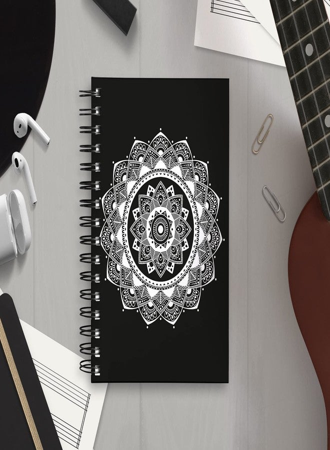 Vprint Quality Unruled Diary Notebook Drawing Pad Planner A5 Size,100 GSM 160 Pages(White Mandala) - Image 2