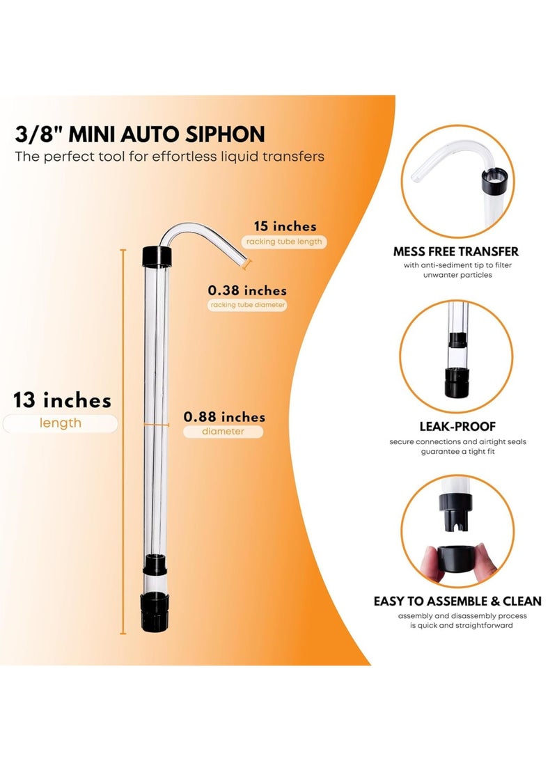 Generic - Effortless Auto Siphon Pump Kit with Tubing, Perfect for Carboy Bottling and Liquid Transfer, 35x3x3cm - Image 1