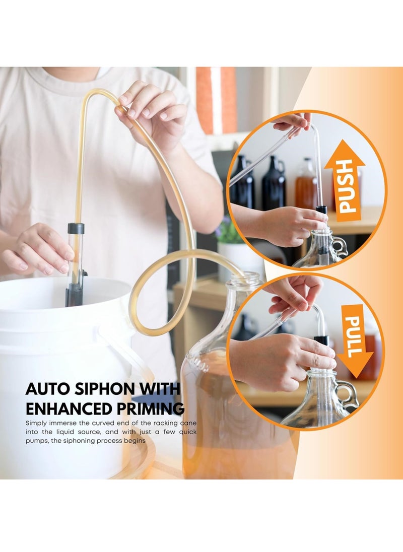 Generic - Effortless Auto Siphon Pump Kit with Tubing, Perfect for Carboy Bottling and Liquid Transfer, 35x3x3cm - Image 1