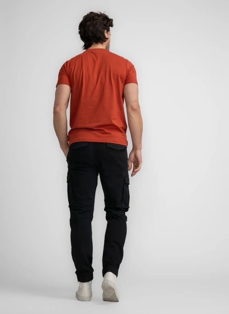 بترول اندستريز تيشيرت رجالي كلاسيك بطبعة