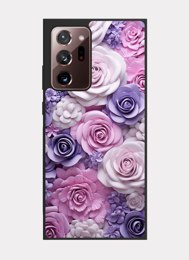 PXLAAT Samsung Galaxy Note 20 Ultra case cover Flowers - Image 1
