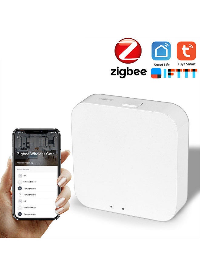 Generic - Tuya ZigBee Smart Gateway Hub Smart Home Bridge Tuya / Smart Life APP Wireless Remote Controller for All Tuya ZigBee 3.0 Smart Products - Image 1