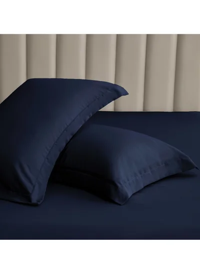 Donetella Microfiber Pillowcases 2-Pcs Soft Pillow Cover (50 x 75 CM) With Envelope Closure (Without Pillow Insert),Navy