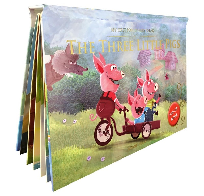 My First Pop-Up Fairy Tales - Three Little Pigs : Pop up Books for children - Image 1