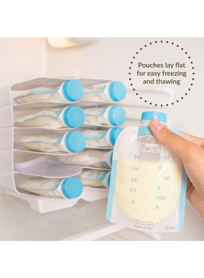 Kiinde Keeper Breast Milk Bags and Baby Food Pouches Organizer, Freezer Storage - Image 5