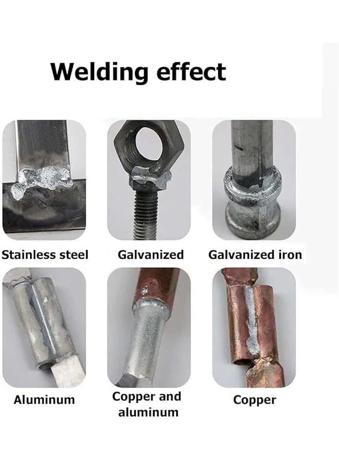 erorex 10Pcs Powder Cored Welding Aluminum Rod Low Temperature Easy Melt Just Need A Lighter Aluminum Soldering Welding Rods For Stainless Steel Water Tank Plastic Welding Strip - Image 5