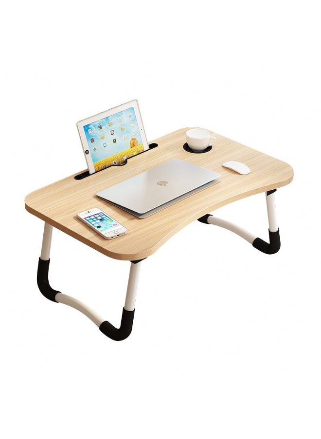 Farouk طاولة كمبيوتر محمول قابلة للطي مع حامل أكواب - Image 1