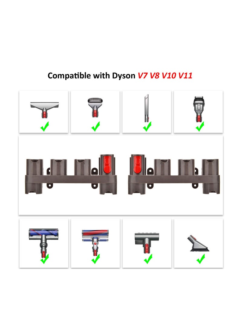 KASTWAVE KASTWAVE Accessories Mount Holder for Dyson Accessories Mount for Dyson V15 V8 V7 V10 V11and Compatible with Docking Station Wall Mount Attachments - Image 5
