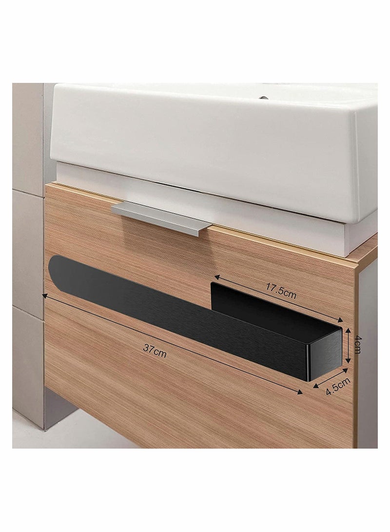 Hand Towel Holder, 37cm Self Adhesive Stainless Steel Towel Holder, Bathroom Towel Rack, Towel Bar, Towel Rail for Kitchen Living Room Bedroom - Image 4