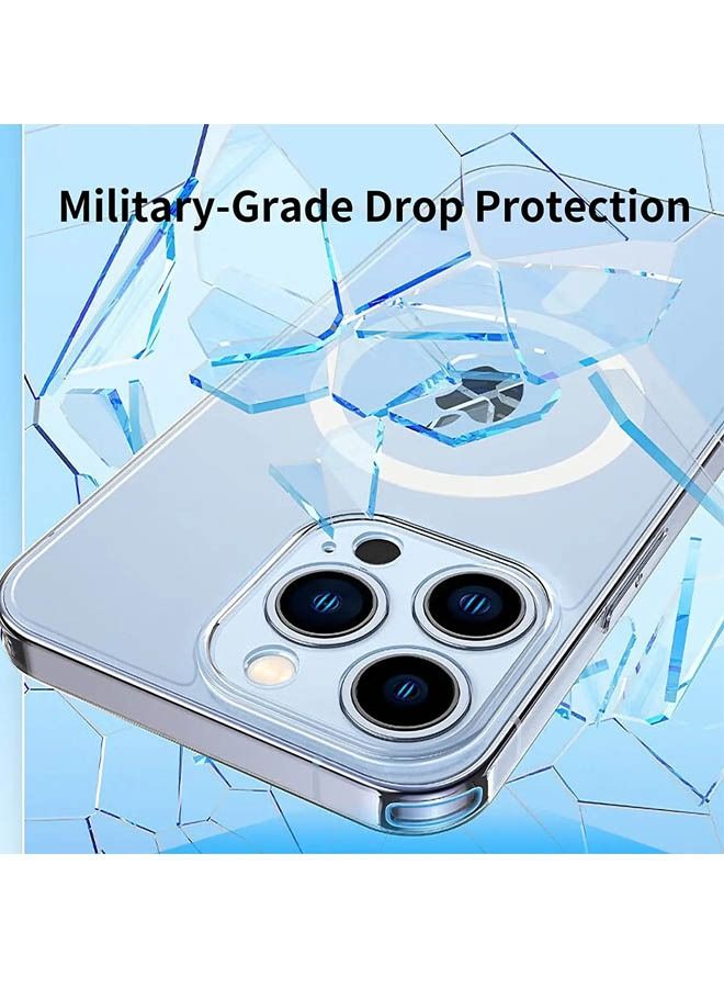 روك بو المغناطيسي 6.1 بوصة ، المغناطيسية القوية غير الأصفر الصف العسكري حماية مصممة خصيصا ل iPhone 14 برو حالة الهاتف متوافق مع magsafe رقيقة جدا حماية الأكمام - Image 5