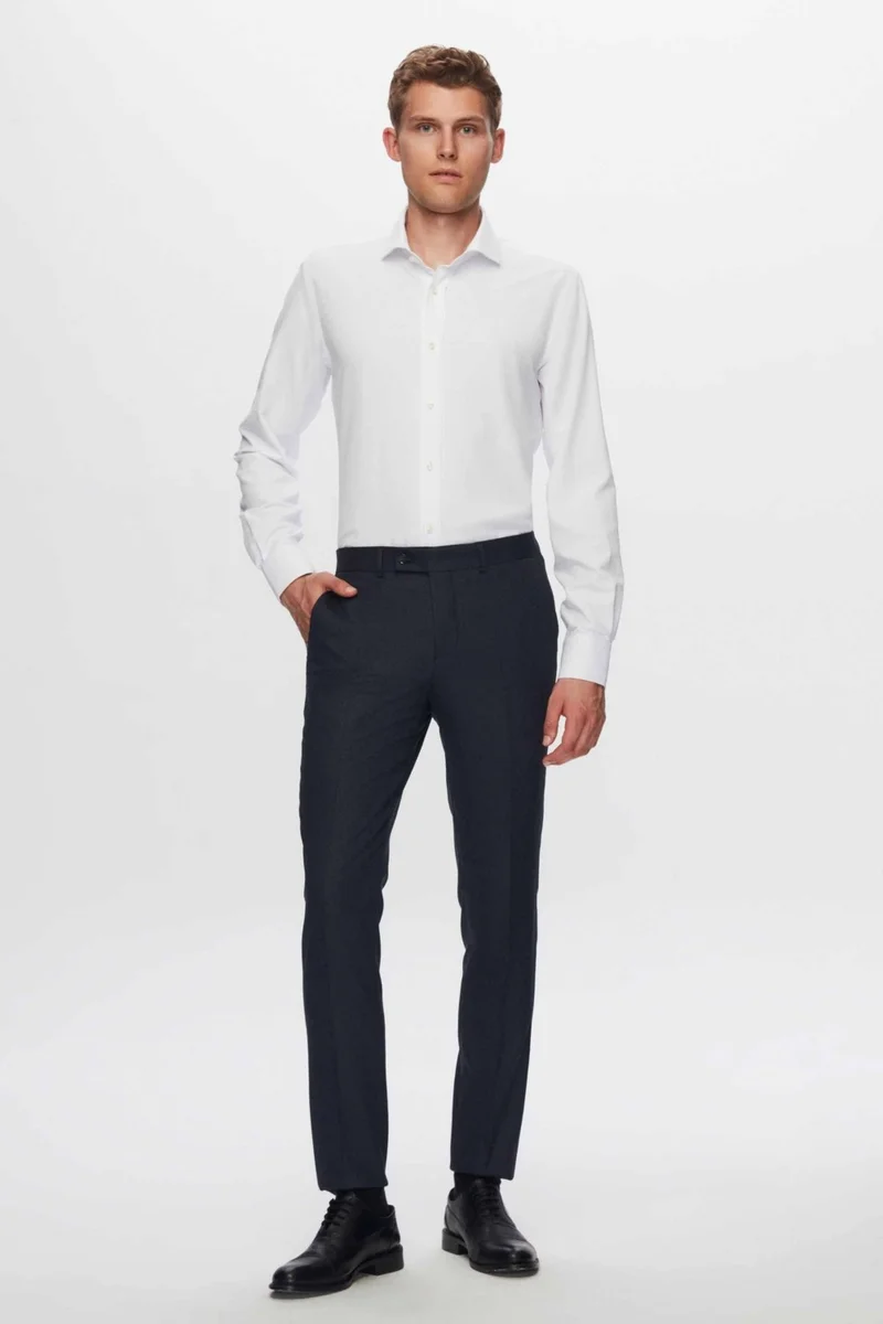 D'S DAMAT D'S Groom Slim Fit White Plain Shirt 2HE02TR00139M