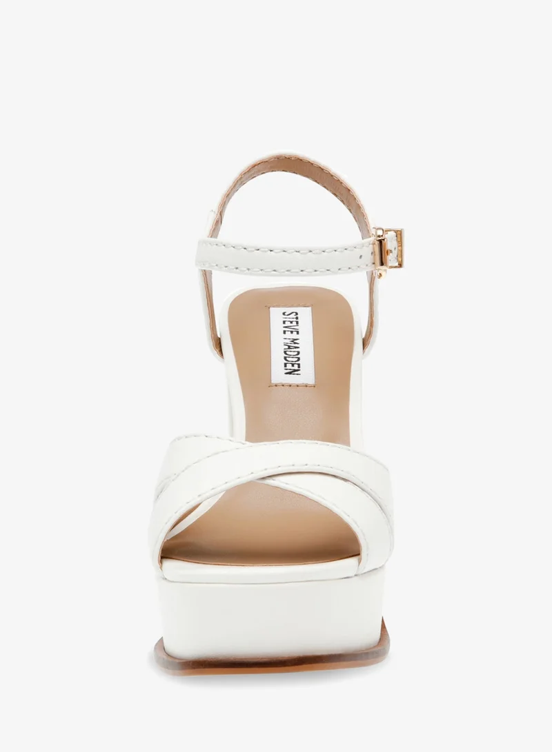 STEVE MADDEN Steve madden acclaim white women's sandals