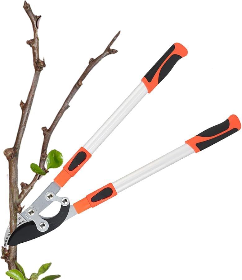Adjustable Length Bypass Loppers Long Handle Pruner For Tree Shrub Hedge - Image 1